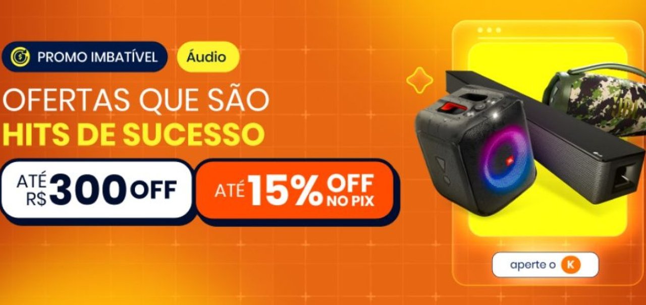 Caixas de som, fones e soundbars em oferta: JBL Go 3 e mais com até 43% off no KaBuM!