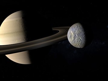 'Estrela da Morte': lua Mimas tem oceano formado pela atração de Saturno