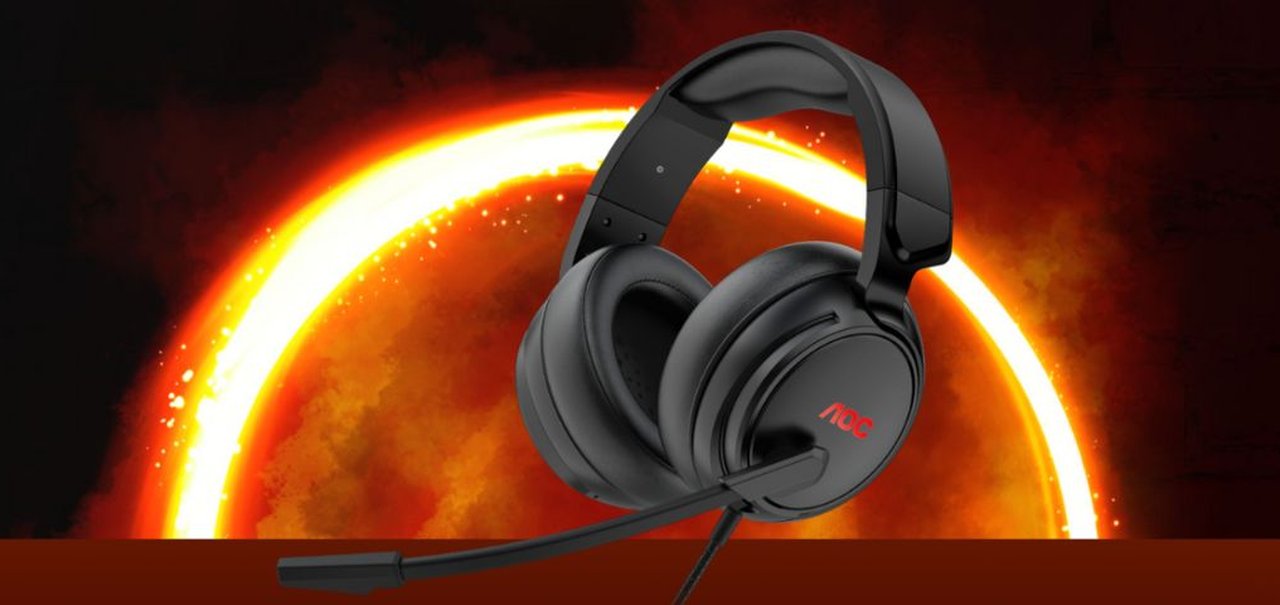 Headset Gamer AOC por R$ 70; conheça o modelo e veja a oferta