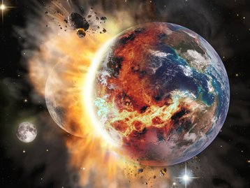 Impacto formador da Lua deixou bolhas que moldaram as placas tectônicas