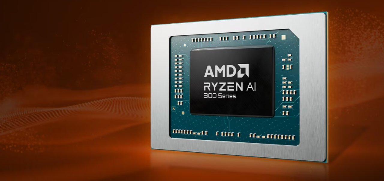 AMD apresenta nova linha de chips Ryzen AI Série 300 para notebooks