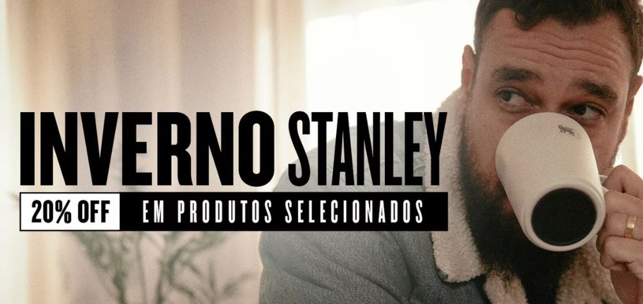 Inverno na Stanley oferece canecas e garrafas com 20% de desconto; veja