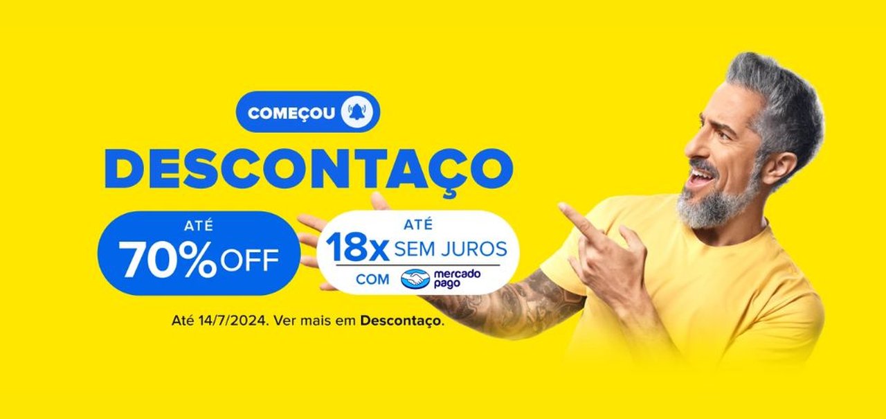 Ação 'Descontaço' do Mercado Livre tem eletroportáteis, eletrônicos e mais com até 70% Off; aproveite