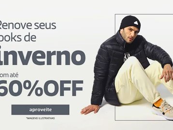 Moletons, jaquetas e outros vestuários esportivos com até 60% de desconto na Netshoes; veja