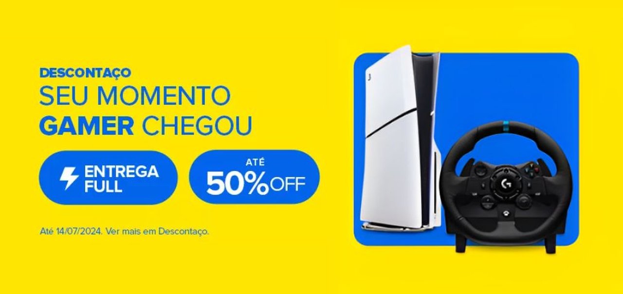 Descontaço do Mercado Livre tem promoção de PS5, Nintendo Switch, periféricos, cadeira gamer e mais, veja lista