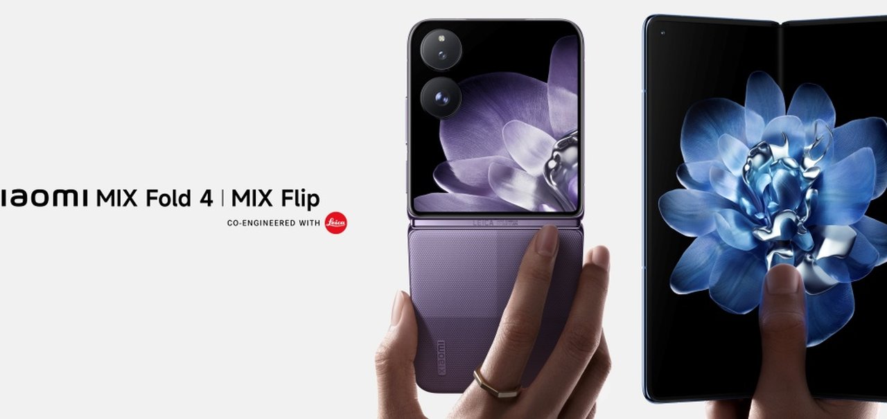 Mix Fold 4 e Mix Flip: Xiaomi anuncia novos celulares dobráveis na China