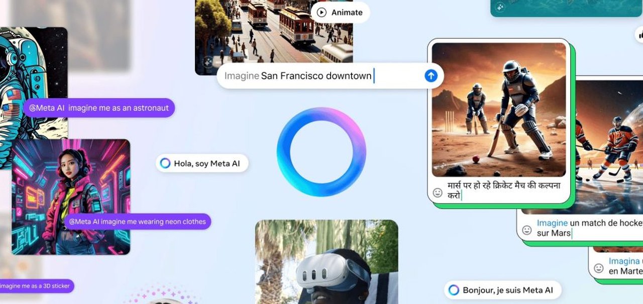 Meta AI chega ao Brasil integrada com WhatsApp, Instagram e Messenger