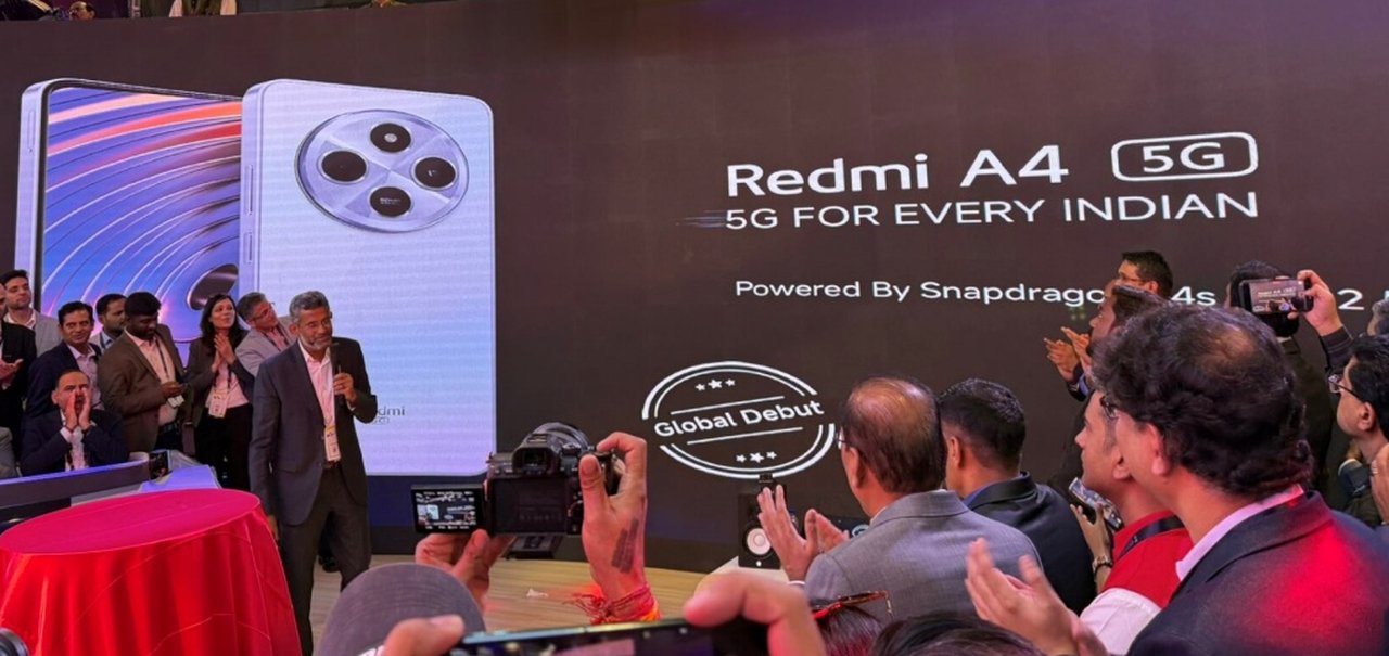 Xiaomi anuncia Redmi A4 5G com novo chip Snapdragon 4S Gen 2 na Índia