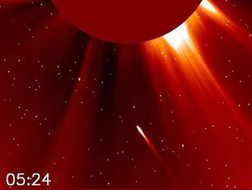 'Cometa do Halloween' morre desintegrado pelo Sol