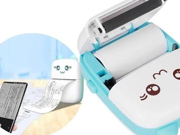 Mini-impressora térmica para fotos e notas de compra com 60% OFF; conheça o produto