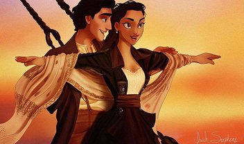 E se Titanic fosse estrelado pelos príncipes e princesas da Disney?