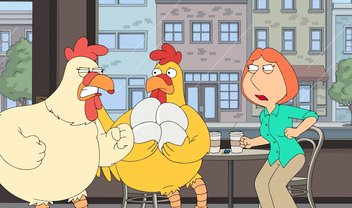 Family Guy: briga de galo no trailer e cena do episódio 16x04