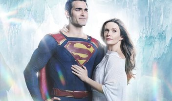 Elseworlds: Superman e Lois Lane em pose clássica em imagem do crossover do Arrowverso