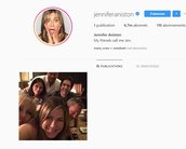 Jennifer Aniston "quebra o Instagram" com selfie do elenco de Friends