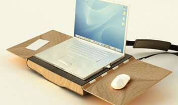 Openaire: a cadeira que também é mesa e bolsa para laptop