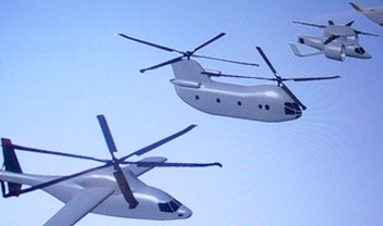 Boeing mostra conceitos de helicópteros do futuro