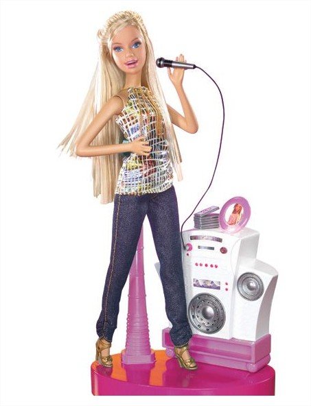 A Barbie que canta e fala