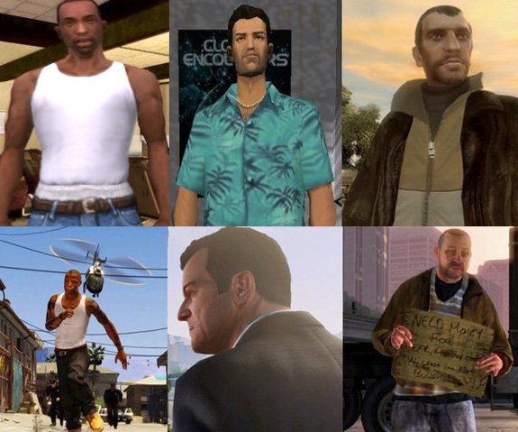 Voce sabia que o Protagonista de GTA III