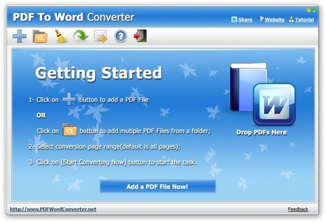 PDF To Word Converter.