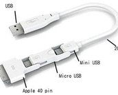 Cabo USB reúne todos os conectores que você precisa