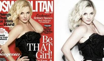 Britney Spears é vítima do Photoshop