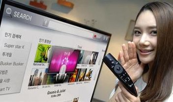 Versão 2012 de controle remoto da LG reconhece voz e até gestos feitos com a mão