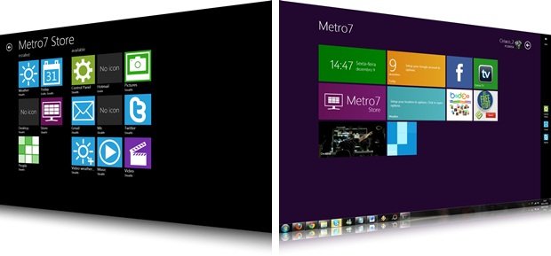 O visual Metro no seu Windows 7