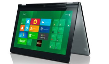 Lenovo anuncia ultrabook com Windows 8 que dobra e se torna um tablet