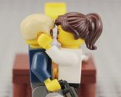 Bonequinhos de Lego são protagonistas de pedido de casamento