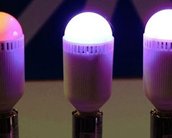 Lâmpada de LED dura até quatro anos e meio e emite 20 mil cores diferentes