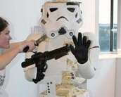 Star Wars: bolo tem o tamanho real de um Stormtrooper