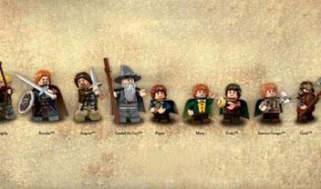 Um bloco para todos dominar. Conheça as versões LEGO de Frodo e o resto da Sociedade do Anel