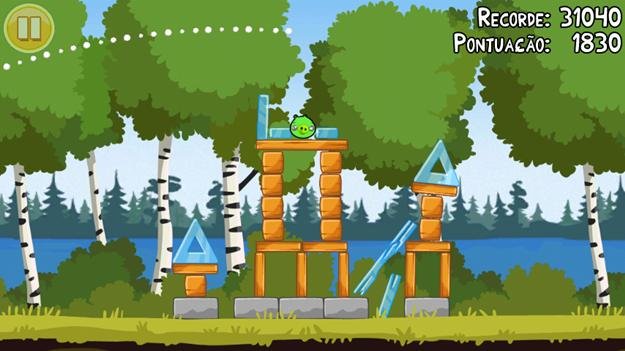 Angry Birds é um dos jogos que já vem instalado no N9
