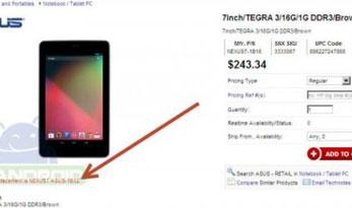 Modelo de 16 GB do Nexus 7 está próximo de ser descontinuado