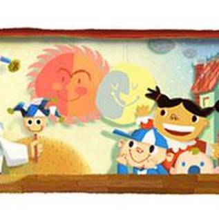 Imagem de Doodle do Google comemora Dia das Crianças