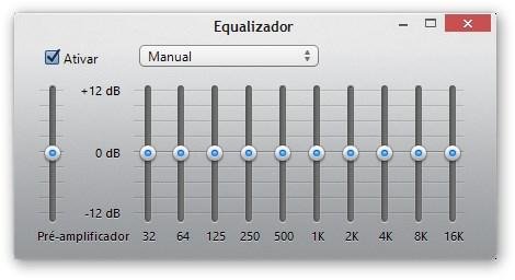 Equalizador do iTunes