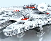 Artista cria nave de Star Wars com LEGO em um software de modelagem 3D [vídeo]