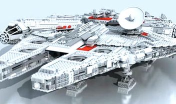 Artista cria nave de Star Wars com LEGO em um software de modelagem 3D [vídeo]