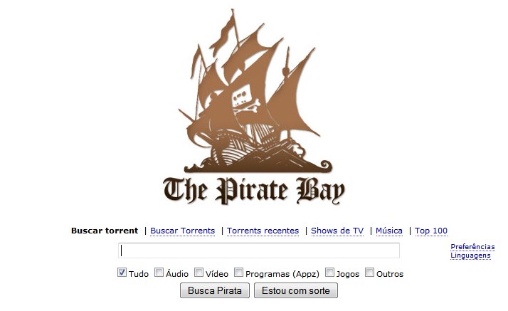 Todo conteúdo do The Pirate Bay em um backup de 90 MB - TecMundo