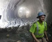 Veja como é a construção de um túnel de metrô nos EUA