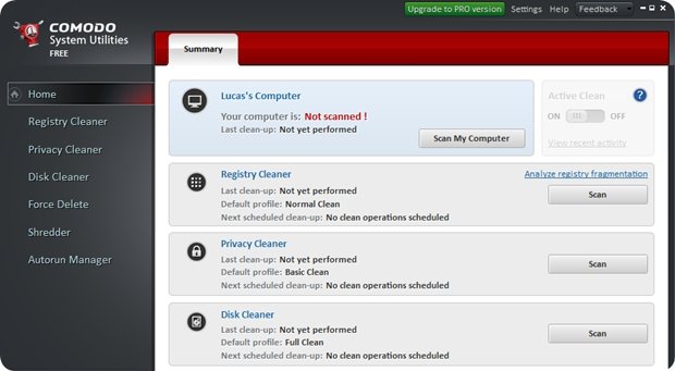 Comodo System Utilities Free.