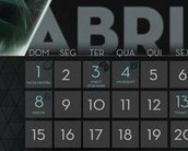 Calendário geek: Abril de 2012