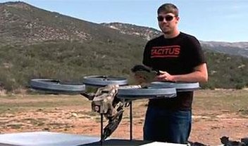 Skynet: conheça o quadrotor armado com metralhadora [vídeo]