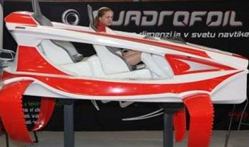 Quadrofoil: um aerobarco silencioso, ecológico e muito bonito