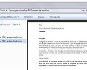 Como pré-visualizar PDFs antes de abri-los