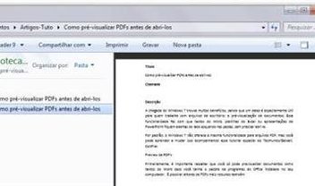 Como pré-visualizar PDFs antes de abri-los