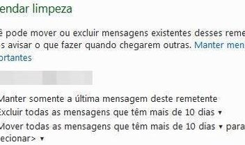 Hotmail: como deletar emails automaticamente após certo período