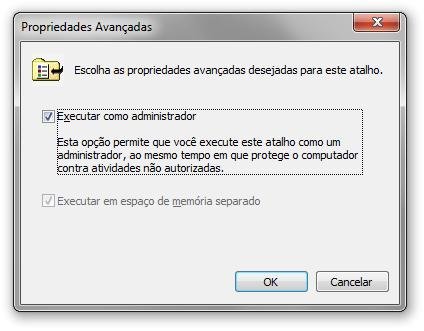 Comando Runas para executar CMD como Administrador em qualquer