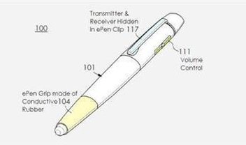 Samsung possui patente de caneta Stylus capaz de controlar fones de ouvido