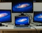 Os novos MacBooks Pro conseguem trabalhar com até quatro telas simultaneamente